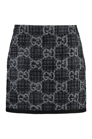 Jacquard knit skirt-0